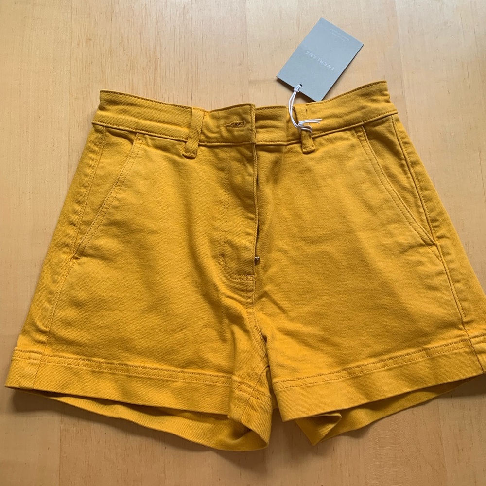 Yellow Everlane Highwaisted Short